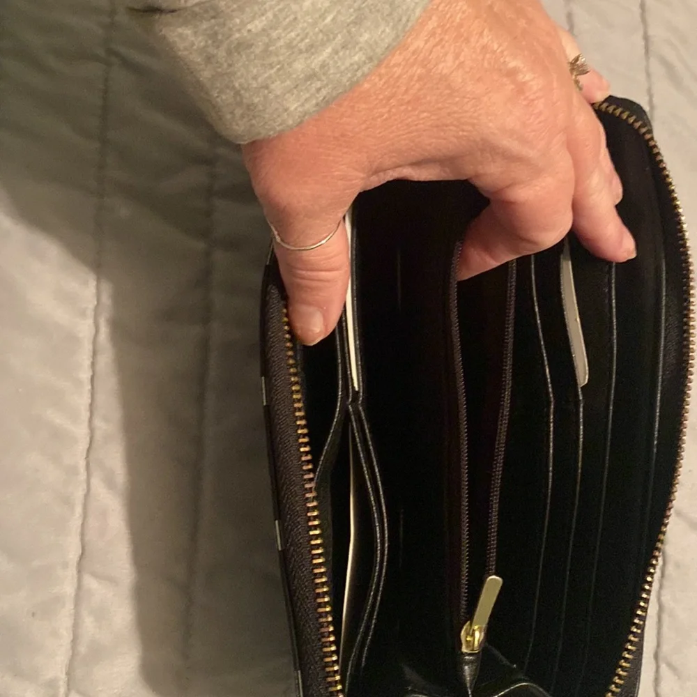 polka dot wallet nwot